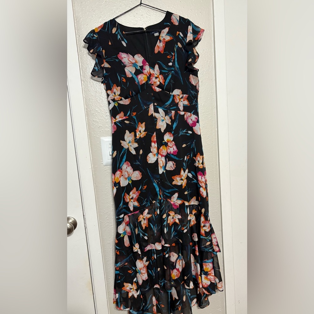 Tommy Hilfiger Floral Black Dress